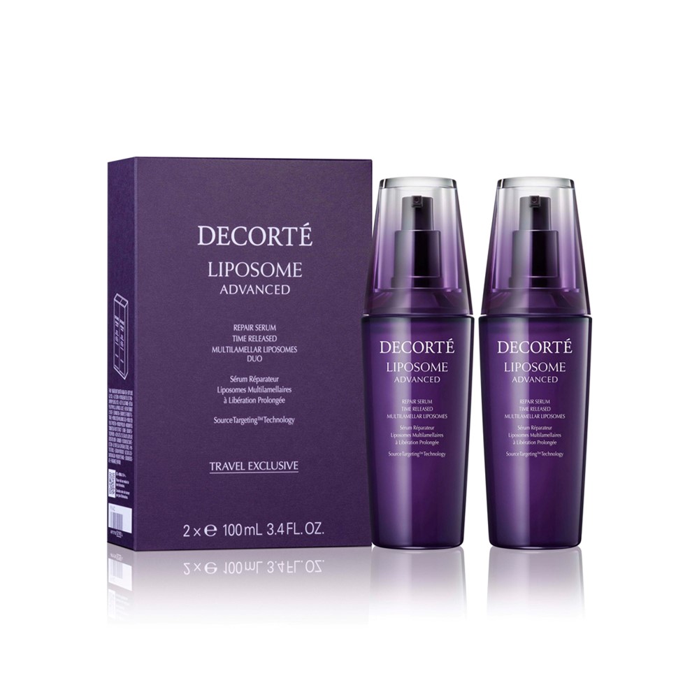 DECORTÉ LIPOSOME ADVANCED免税店限定100ml 2本 黛珂肌源修护精华液两支装-黛珂- | 中部国际机场新特丽亚免税店官方